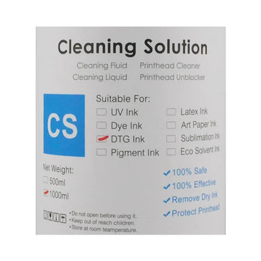 DTG Flushing solution 1LT for printers – Ink line use for DTG printers — DTGTech supplies